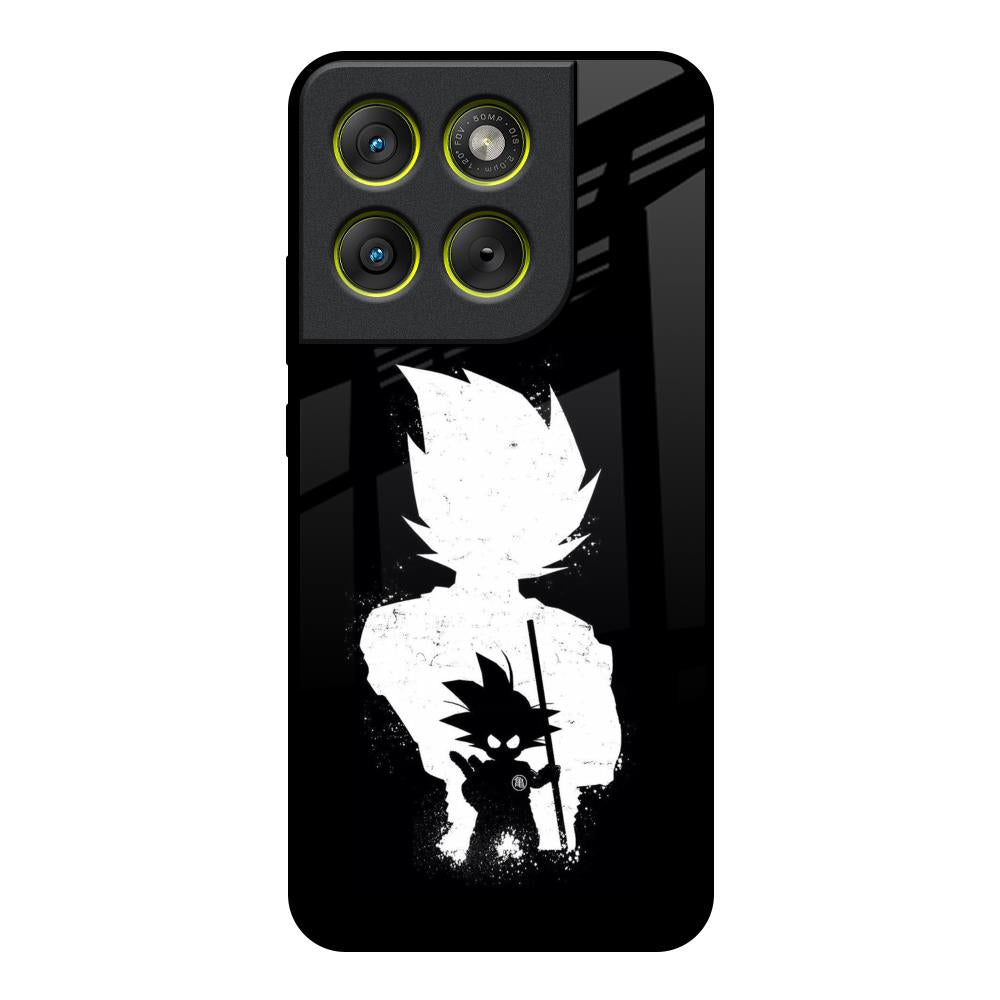 Monochrome Goku Motorola Edge 70 5G Glass Back Cover Online