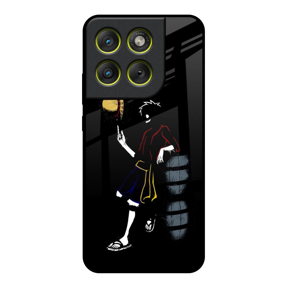 Luffy Line Art Motorola Edge 70 5G Glass Back Cover Online