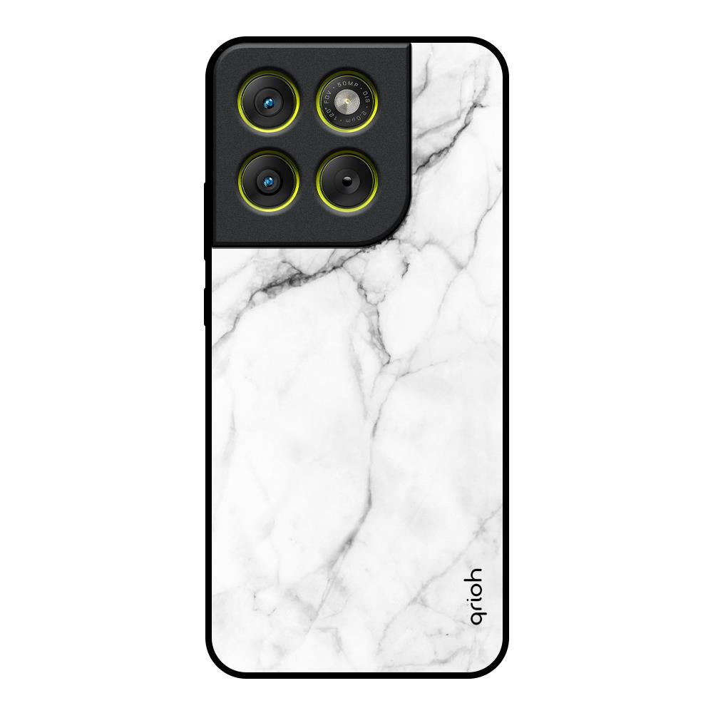 Modern White Marble Motorola Edge 70 5G Glass Back Cover Online