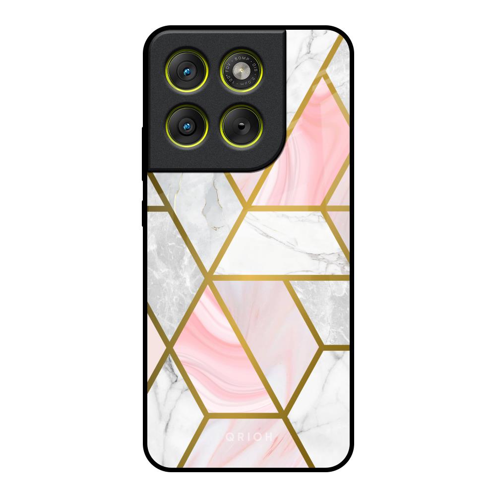 Geometrical Marble Motorola Edge 70 5G Glass Back Cover Online