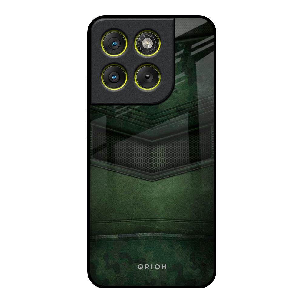 Green Leather Motorola Edge 70 5G Glass Back Cover Online