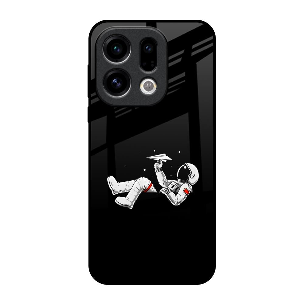 Space Traveller Oppo Find X9 Glass Back Cover Online