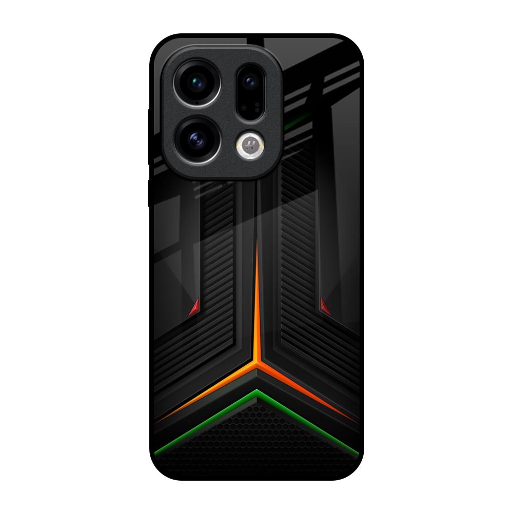 Modern Ultra Chevron Oppo Find X9 Glass Back Cover Online