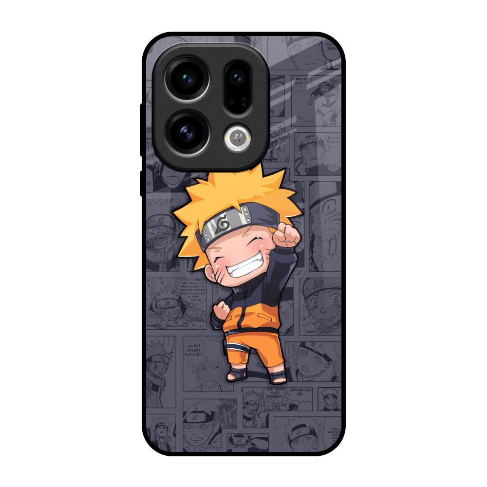 Orange Chubby Oppo Find X9 Glass Back Cover Online