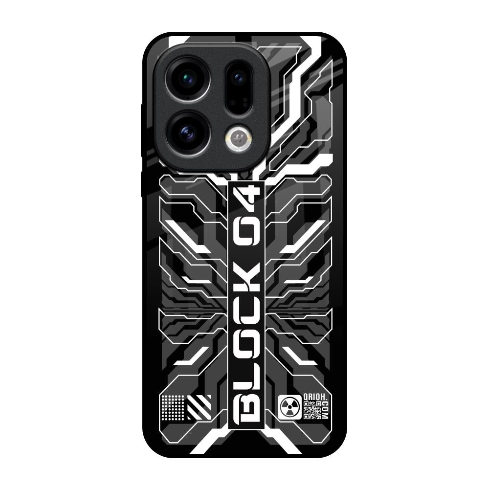 Monochrome Magic Oppo Find X9 Glass Back Cover Online