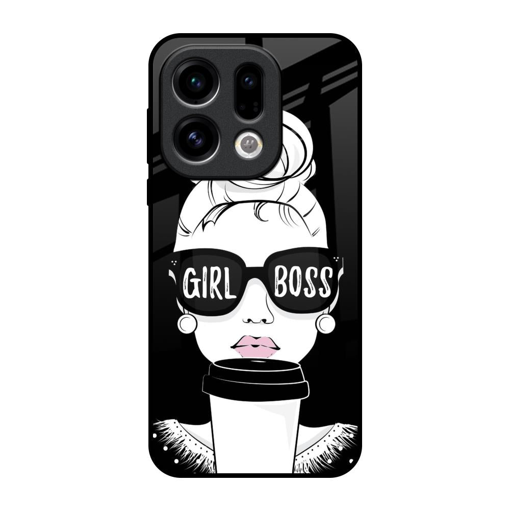Girl Boss Oppo Find X9 Glass Back Cover Online