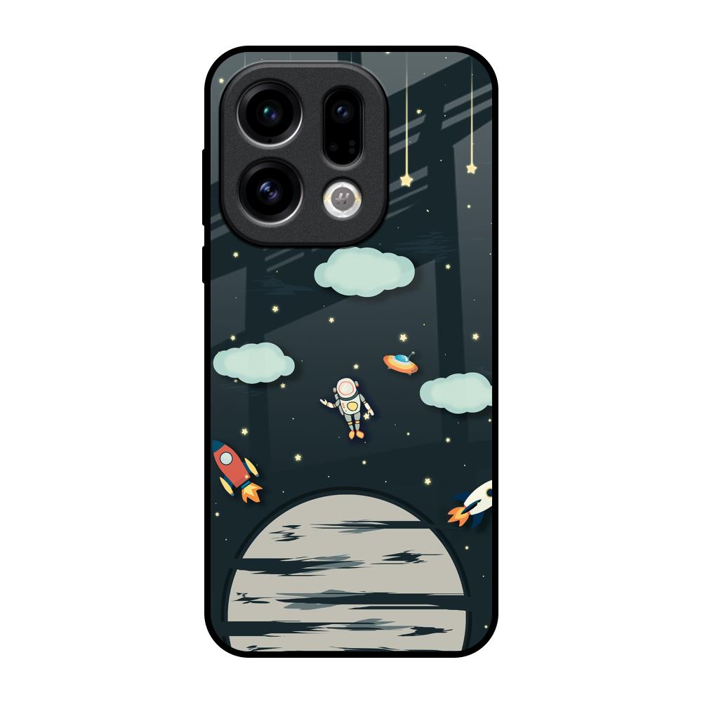 Astronaut Dream Oppo Find X9 Glass Back Cover Online