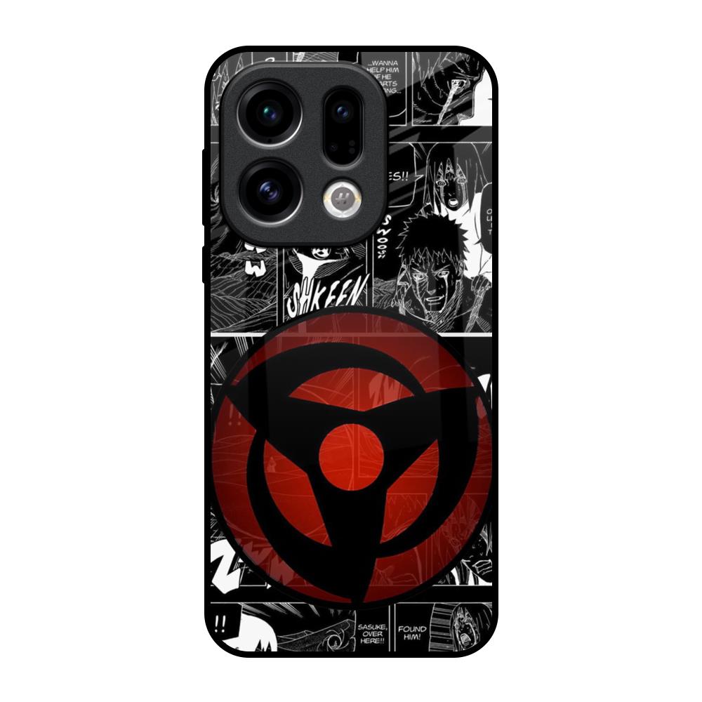 Sharingan Oppo Find X9 Glass Back Cover Online