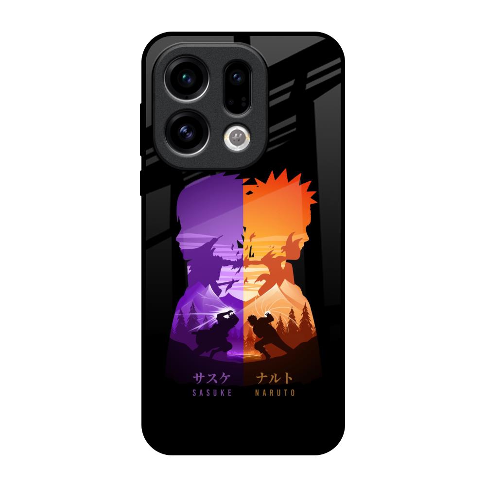 Minimalist Anime Oppo Find X9 Glass Back Cover Online