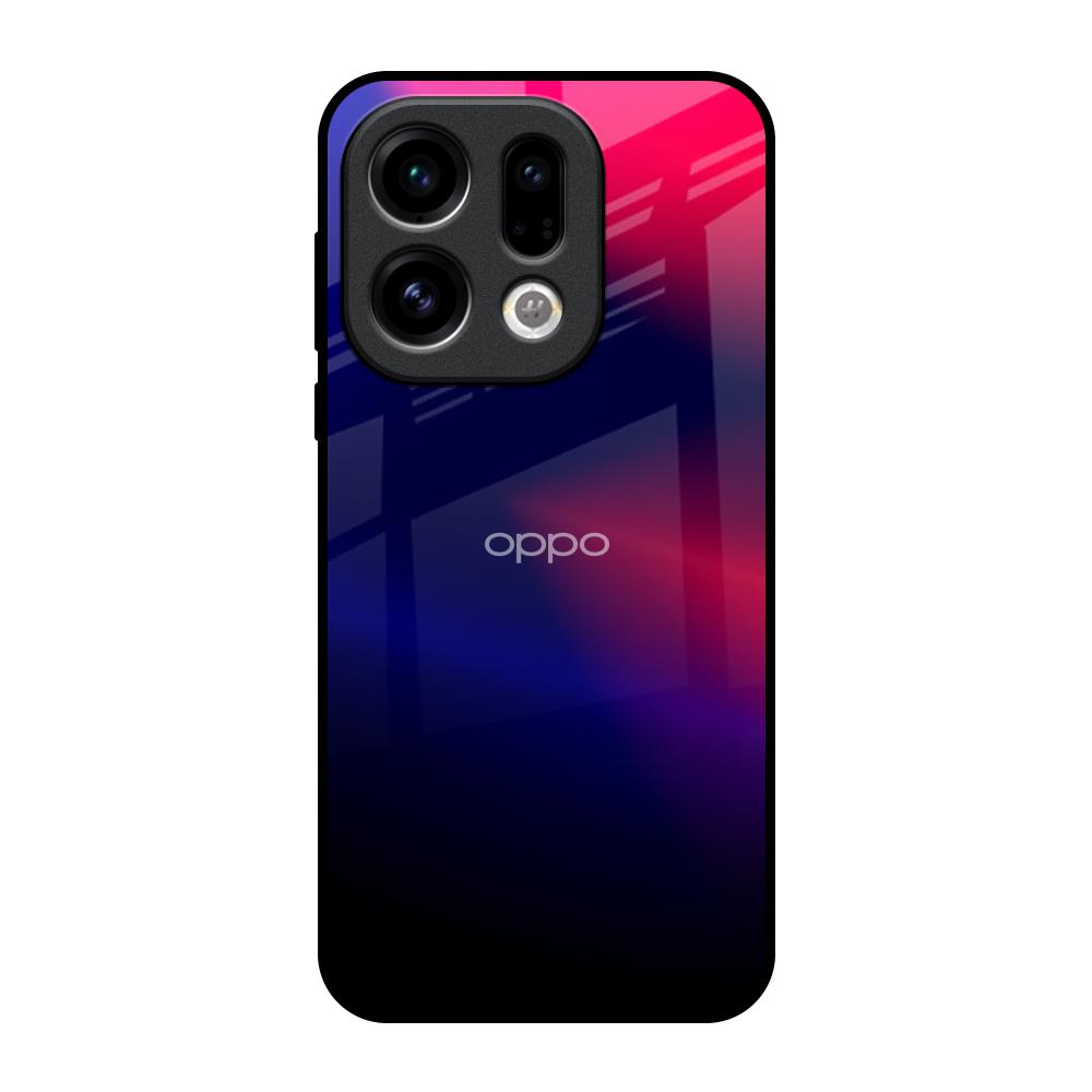 Blue Ombre Oppo Find X9 Glass Back Cover Online
