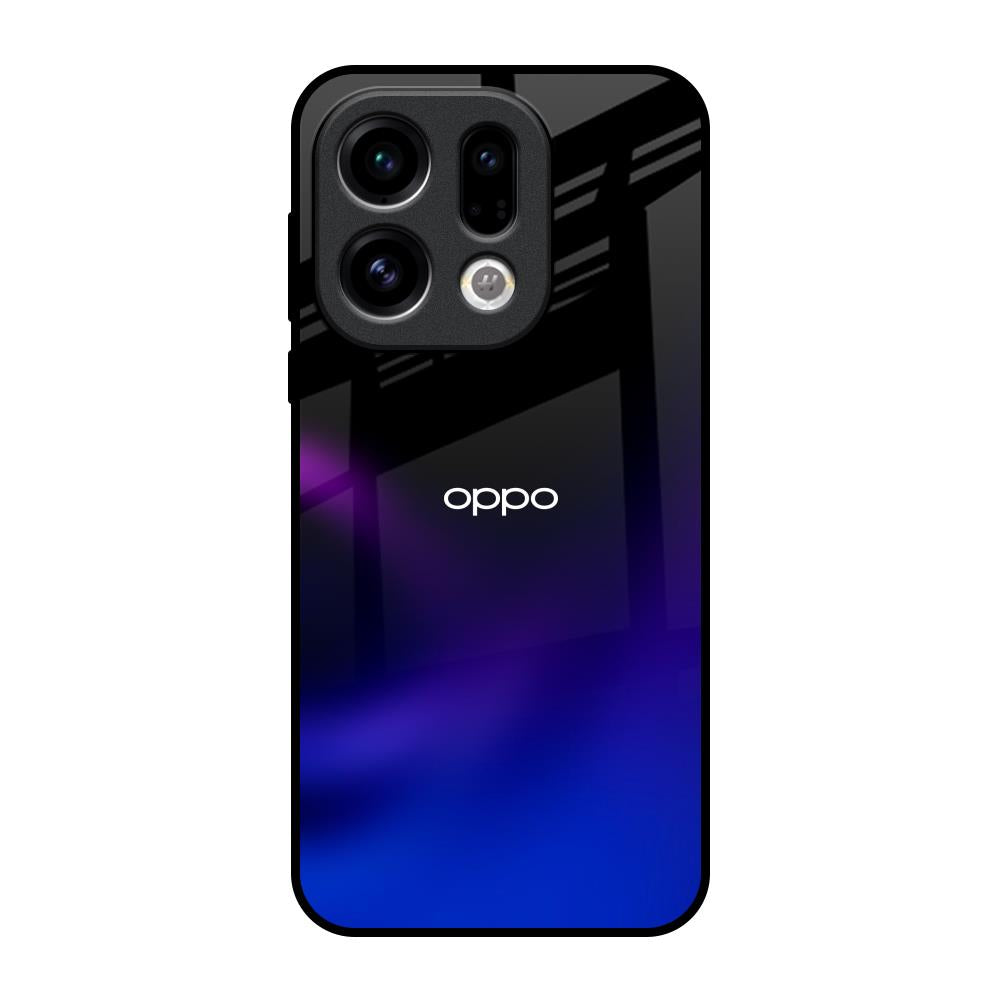 Black Onyx Oppo Find X9 Glass Back Cover Online
