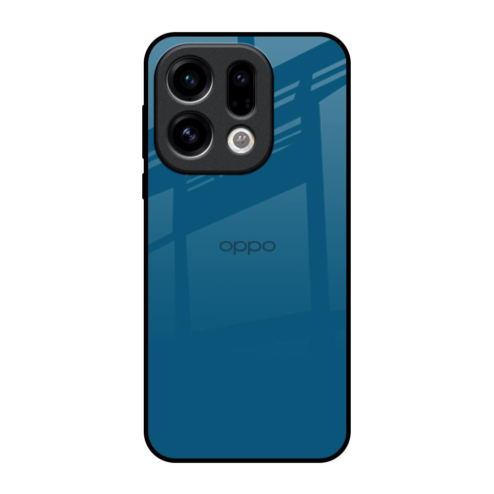 Cobalt Blue Oppo Find X9 Glass Back Cover Online