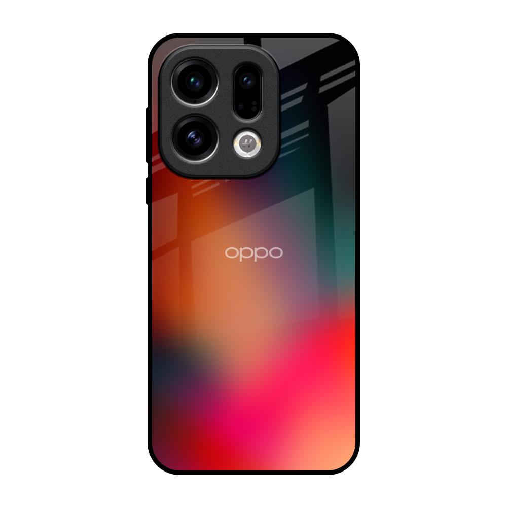 Playful Gradient Oppo Find X9 Glass Back Cover Online