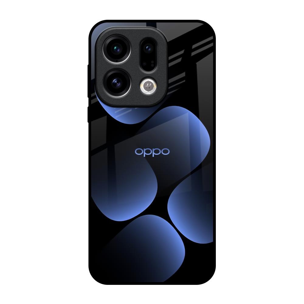 Five Blue Spots Oppo Find X9 Glass Back Cover Online
