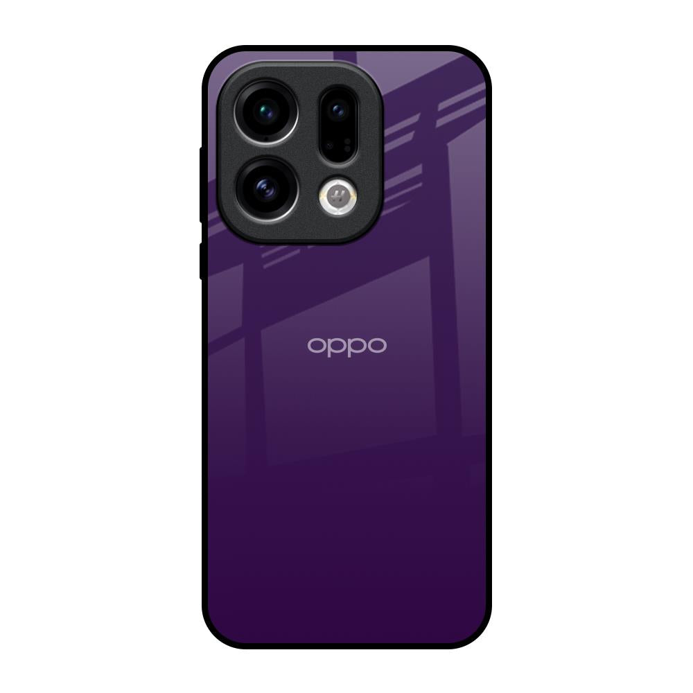 Dark Purple Oppo Find X9 Glass Back Cover Online