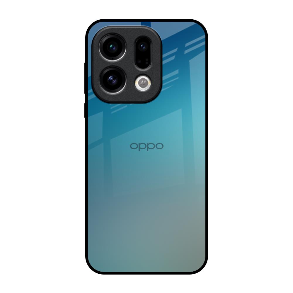 Sea Theme Gradient Oppo Find X9 Glass Back Cover Online