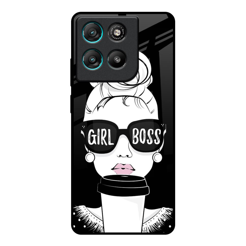 Girl Boss Motorola Edge G57 Power Glass Back Cover Online
