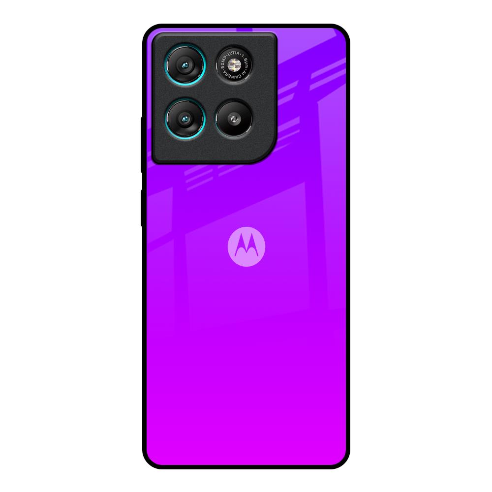 Purple Pink Motorola Edge G57 Power Glass Back Cover Online