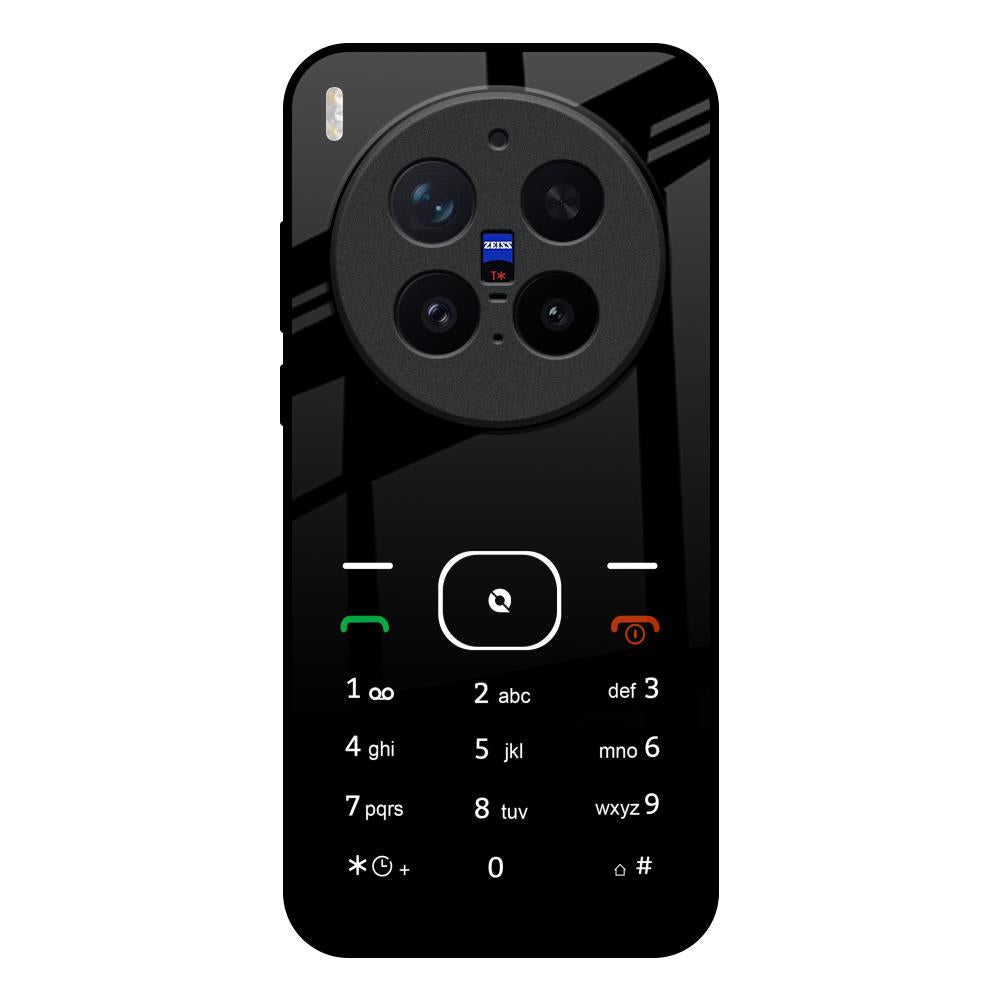 Classic Keypad Pattern Vivo X300 Pro 5G Glass Back Cover Online