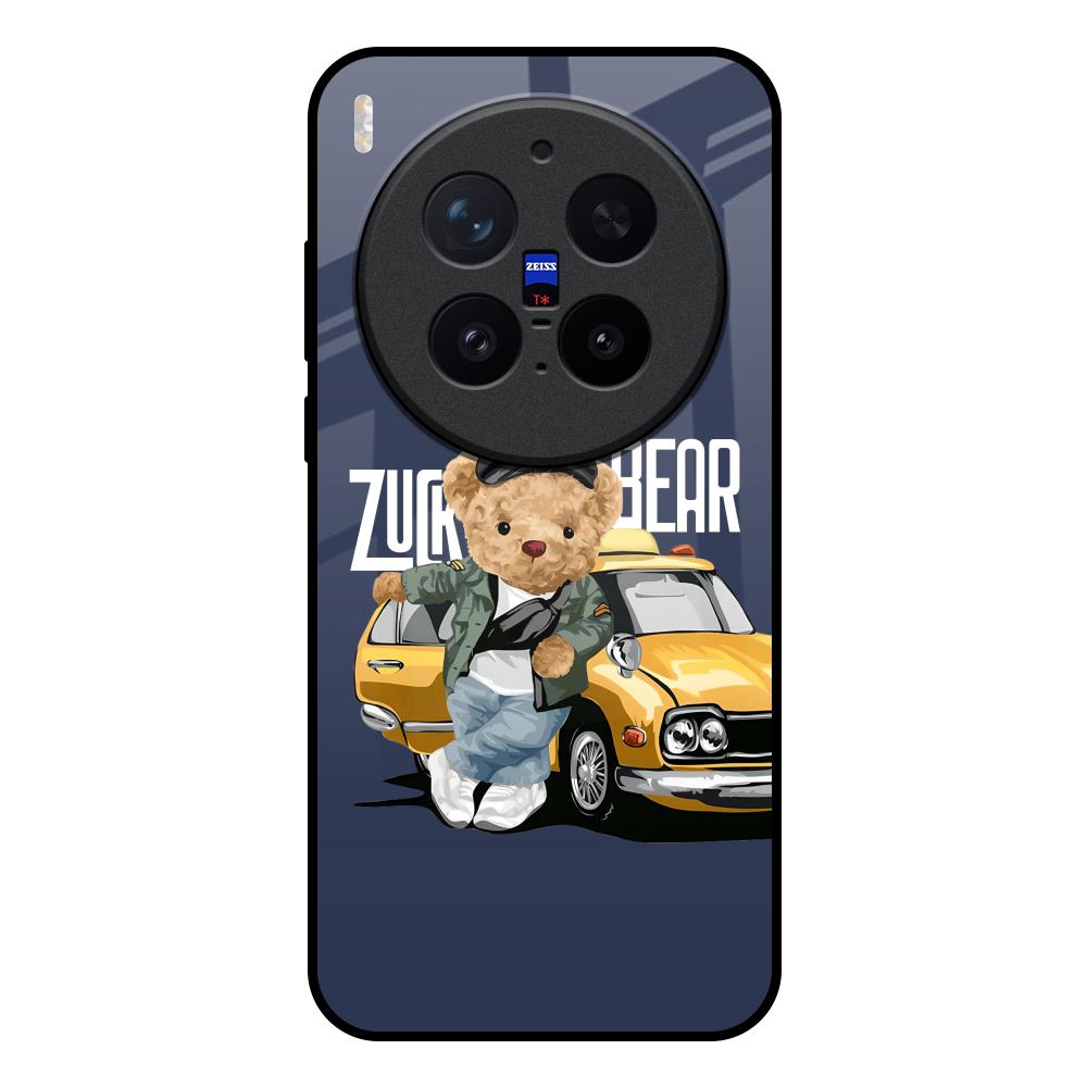 Adventurous Bear Vivo X300 Pro 5G Glass Back Cover Online