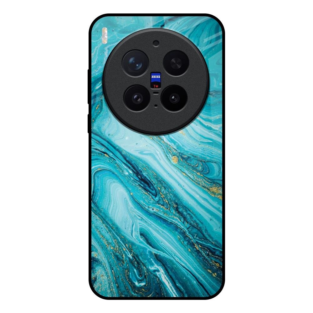 Ocean Marble Vivo X300 Pro 5G Glass Back Cover Online