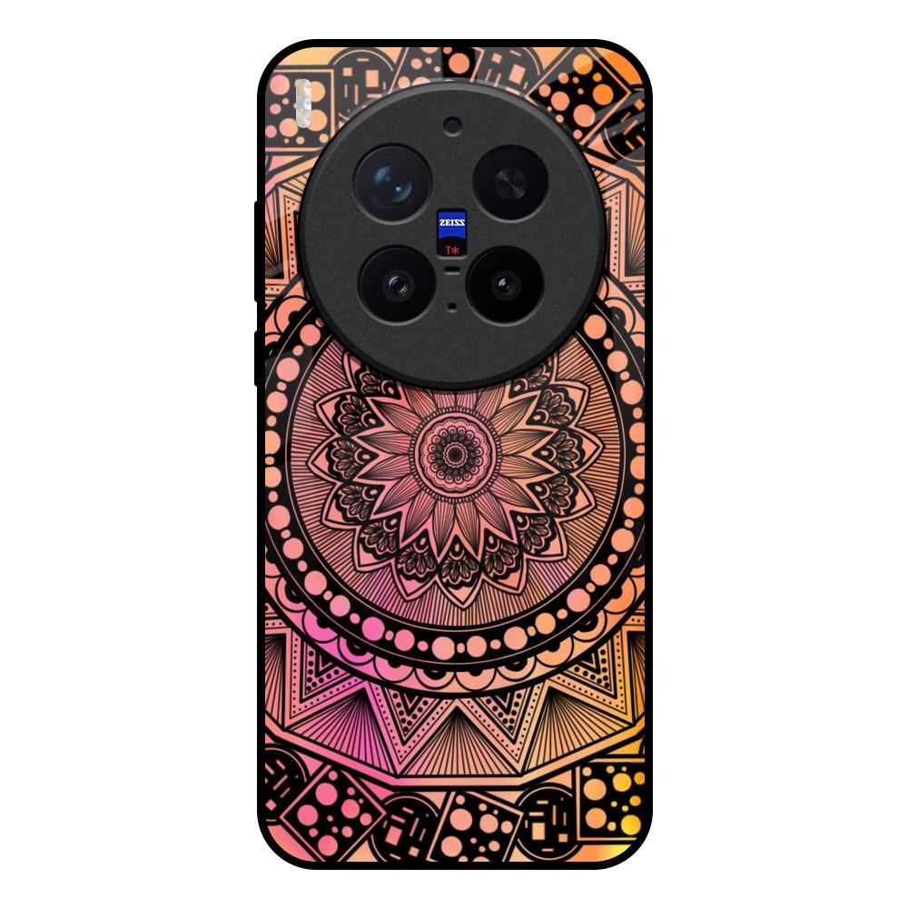 Floral Mandala Vivo X300 Pro 5G Glass Back Cover Online
