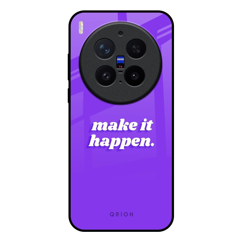 Make it Happen Vivo X300 Pro 5G Glass Back Cover Online