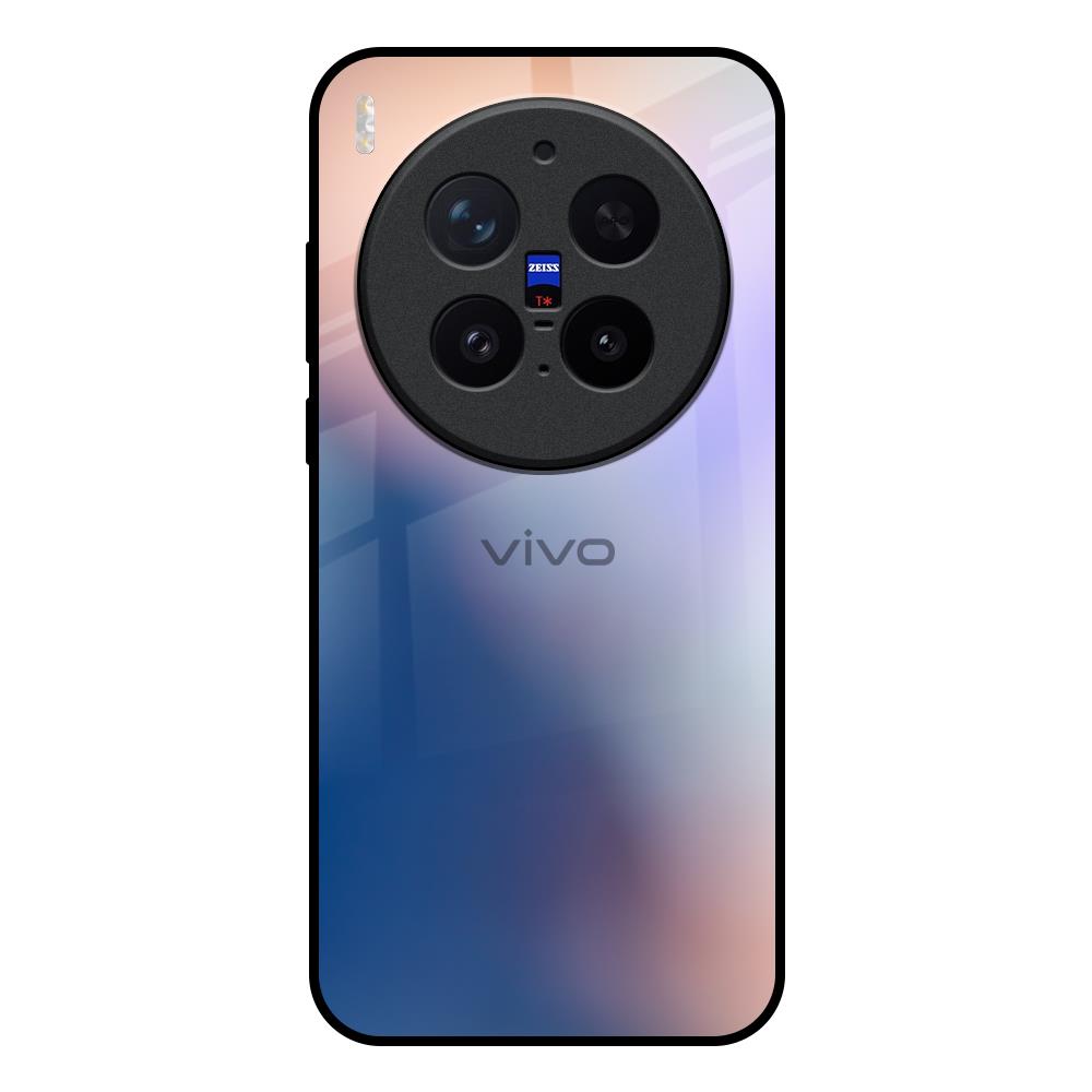 Blue Mauve Gradient Vivo X300 Pro 5G Glass Back Cover Online