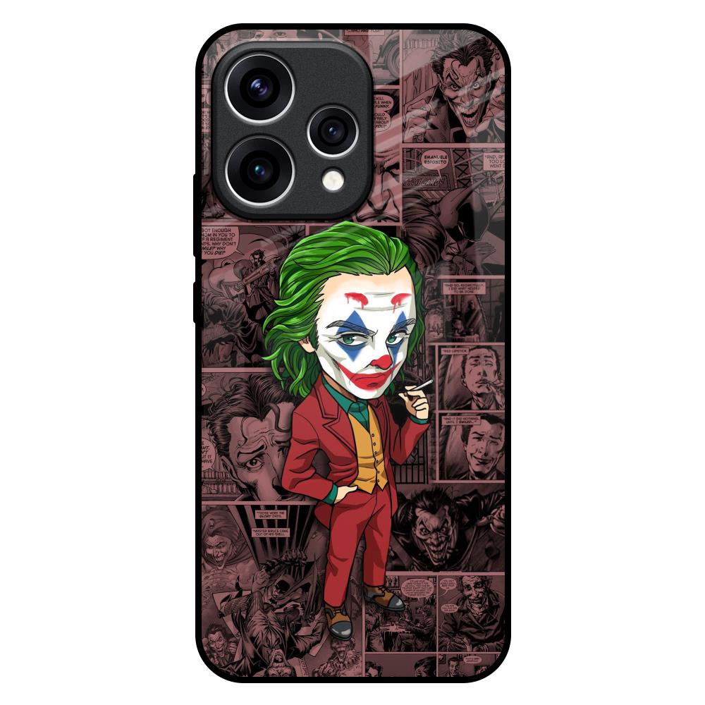 Joker Cartoon Oppo Reno15 5G Glass Back Cover Online