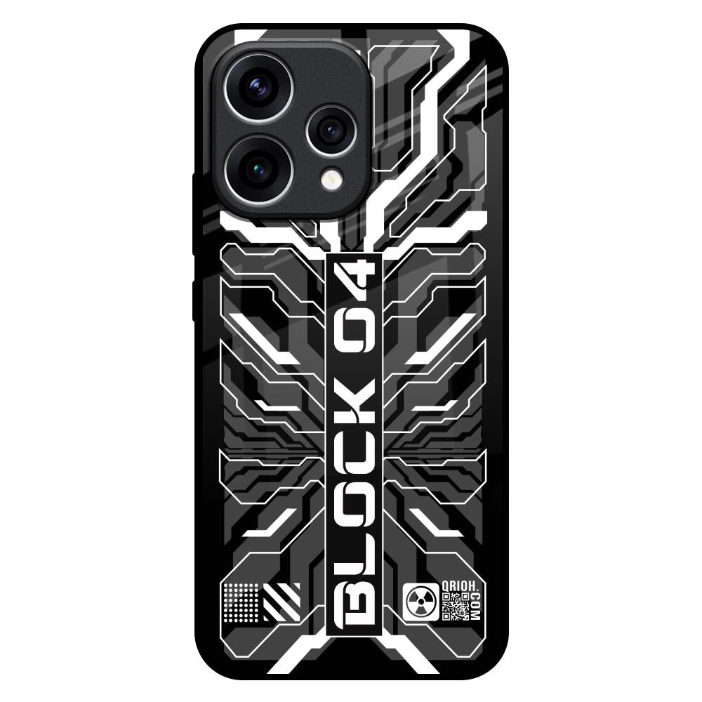 Monochrome Magic Oppo Reno15 5G Glass Back Cover Online