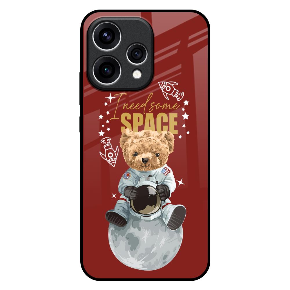 Astronaut Bear Oppo Reno15 5G Glass Back Cover Online