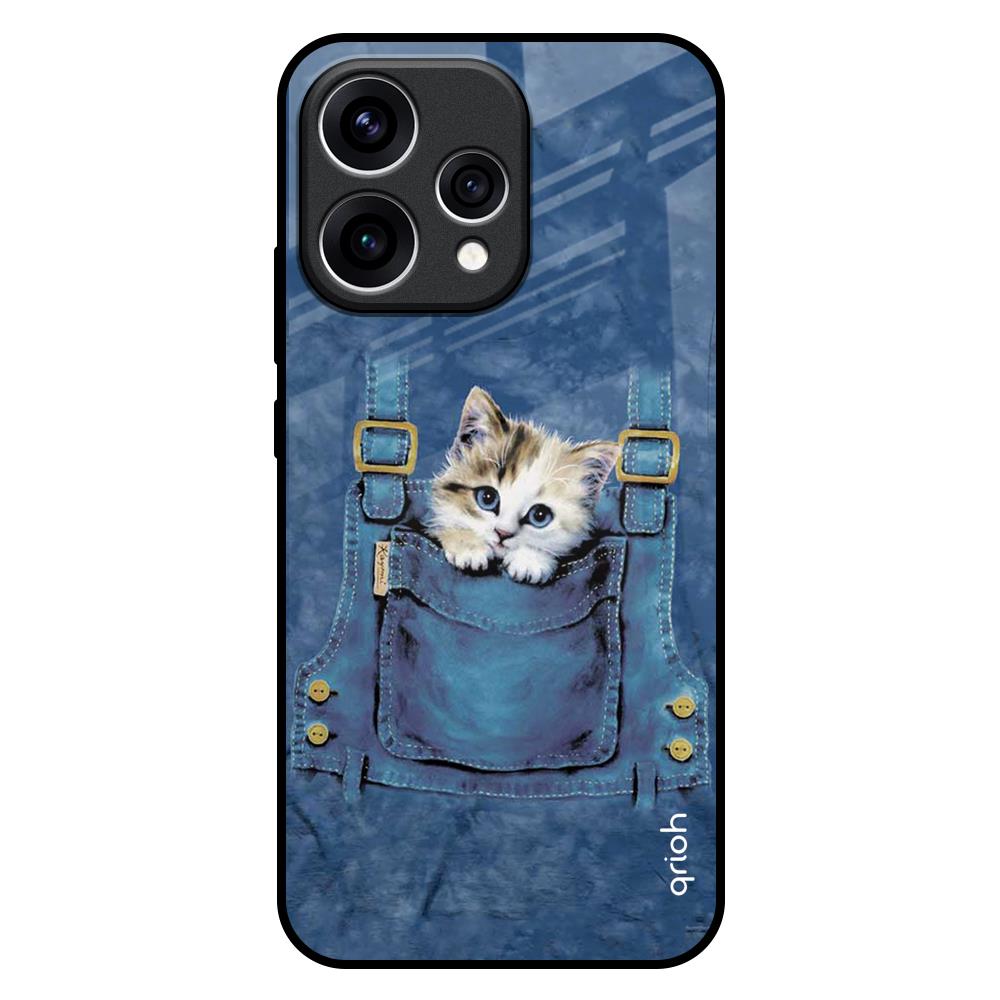 Kitty In Pocket Oppo Reno15 5G Glass Back Cover Online