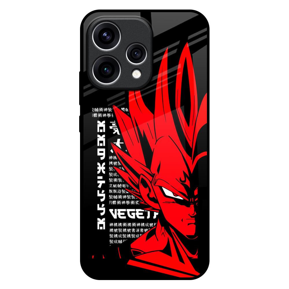 Red Vegeta Oppo Reno15 5G Glass Back Cover Online