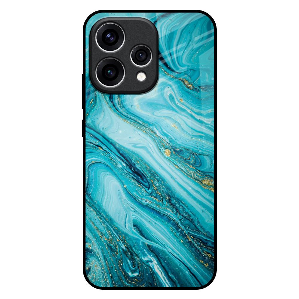 Ocean Marble Oppo Reno15 5G Glass Back Cover Online