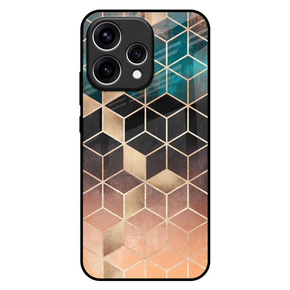 Bronze Texture Oppo Reno15 5G Glass Back Cover Online
