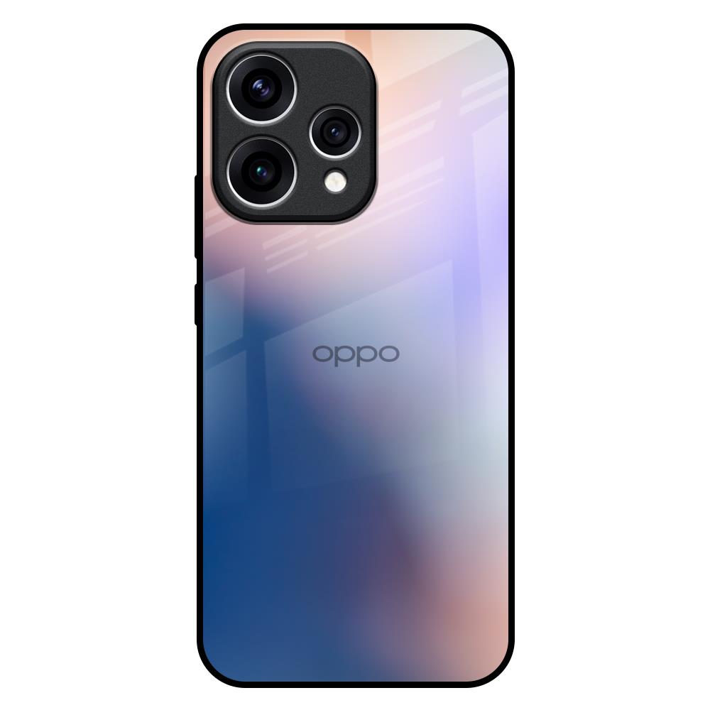 Blue Mauve Gradient Oppo Reno15 5G Glass Back Cover Online