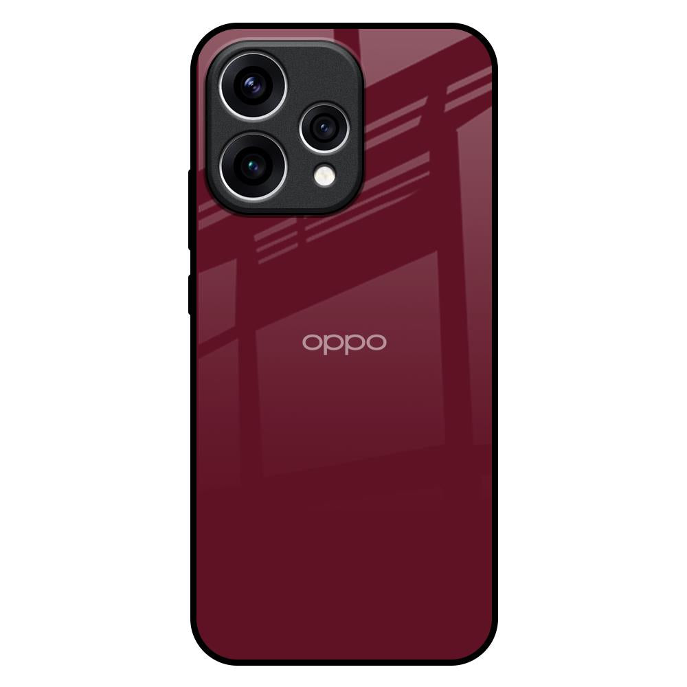 Classic Burgundy Oppo Reno15 5G Glass Back Cover Online