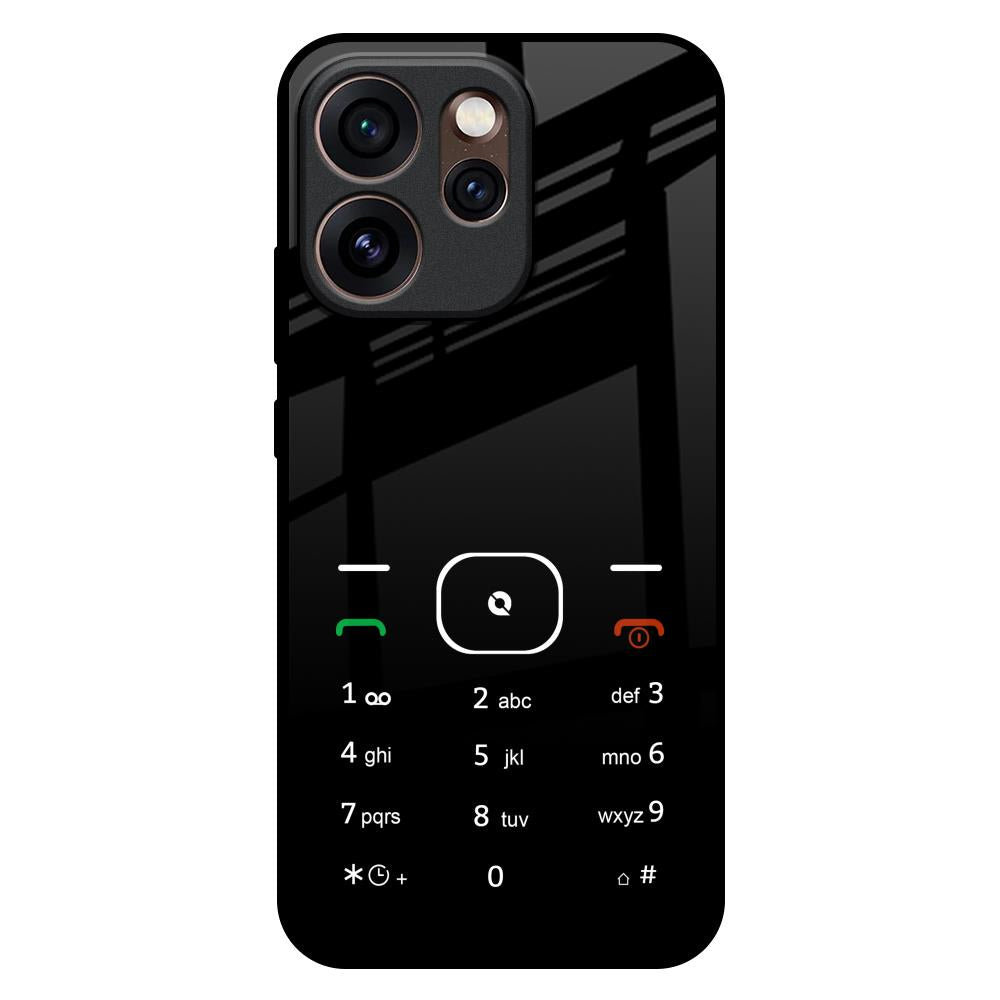 Classic Keypad Pattern Oppo Reno15 Pro 5G Glass Back Cover Online