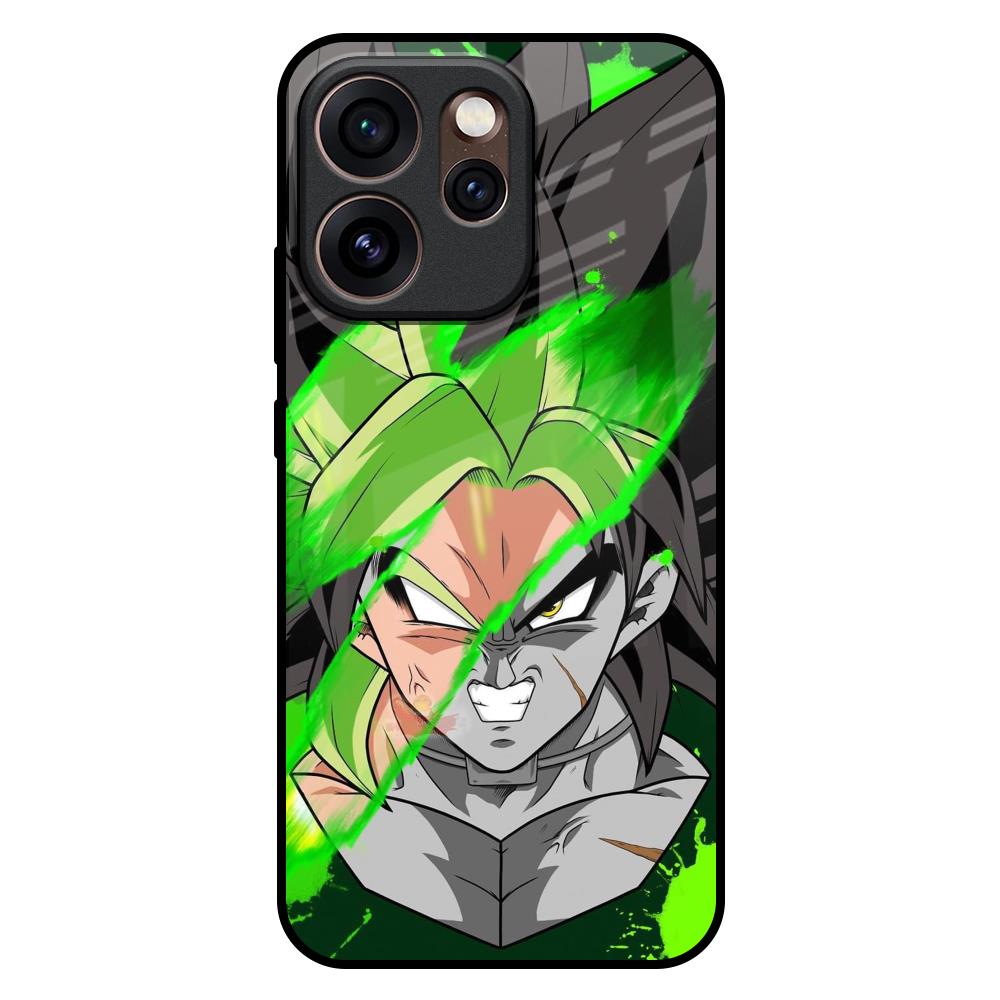 Anime Green Splash Oppo Reno15 Pro Mini 5G Glass Back Cover Online