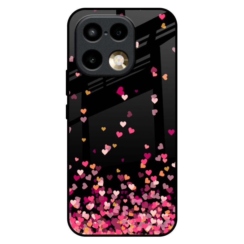 Heart Rain Fall Realme 16 Pro Plus 5G Glass Back Cover Online