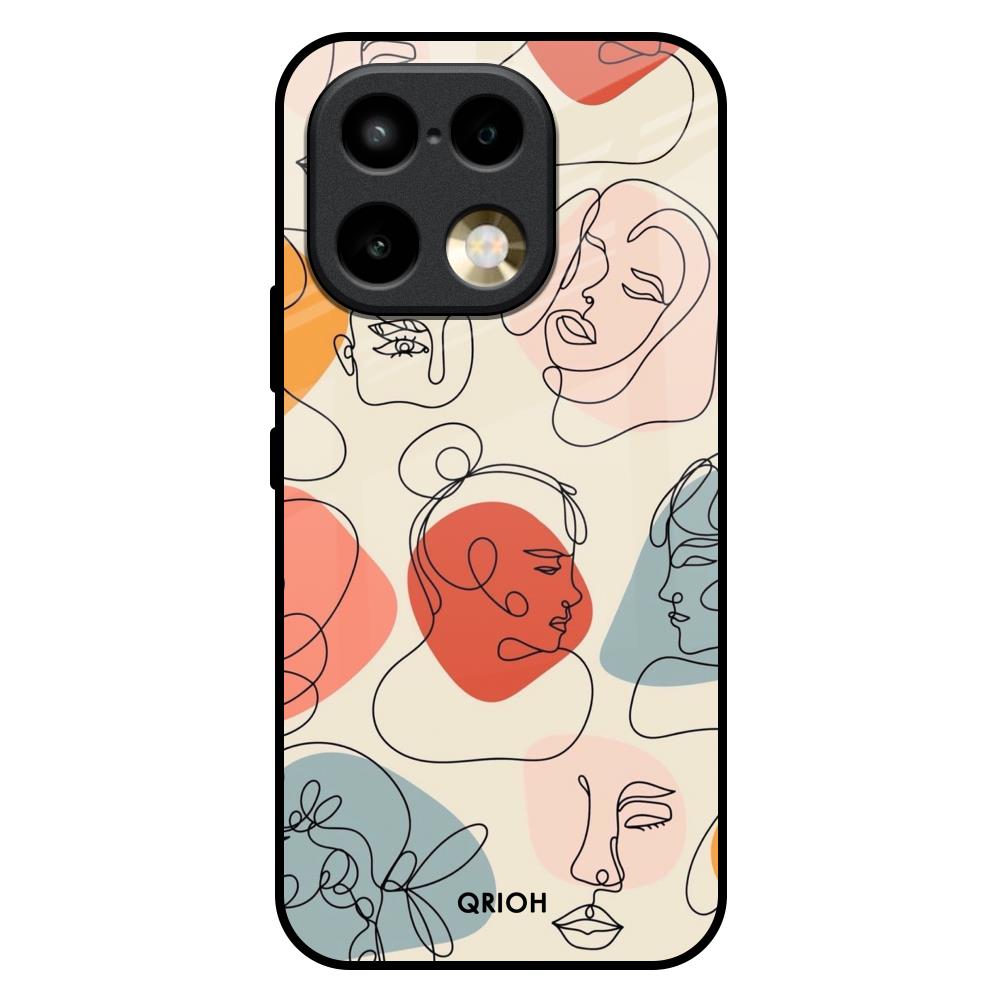 Abstract Faces Realme 16 Pro Plus 5G Glass Back Cover Online