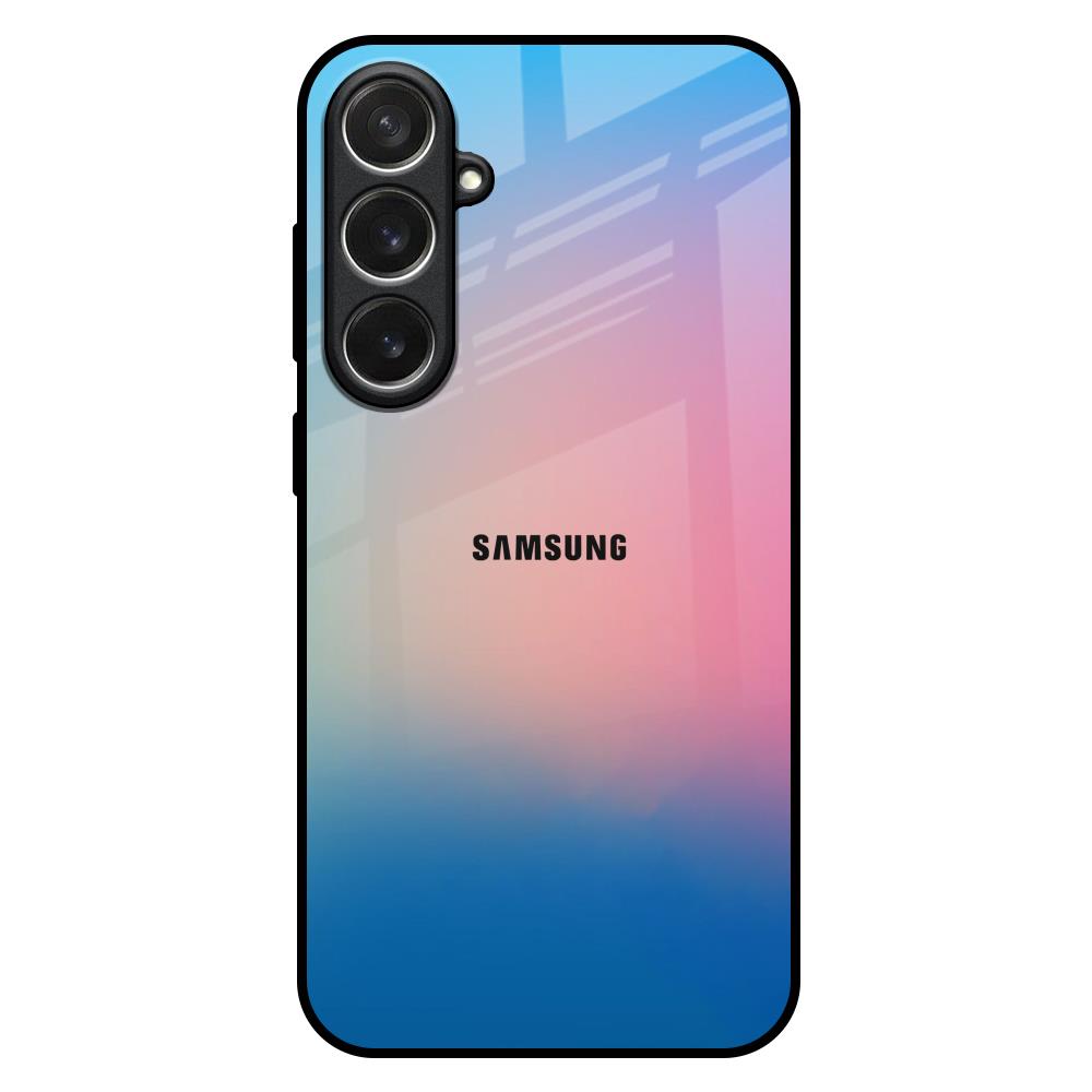 Blue & Pink Ombre Samsung Galaxy S26 5G Glass Back Cover Online