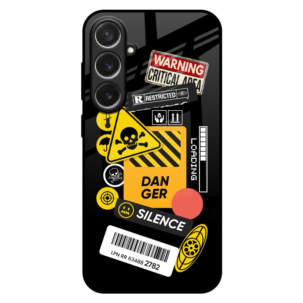 Danger Signs Samsung Galaxy S26 Plus 5G Glass Back Cover Online