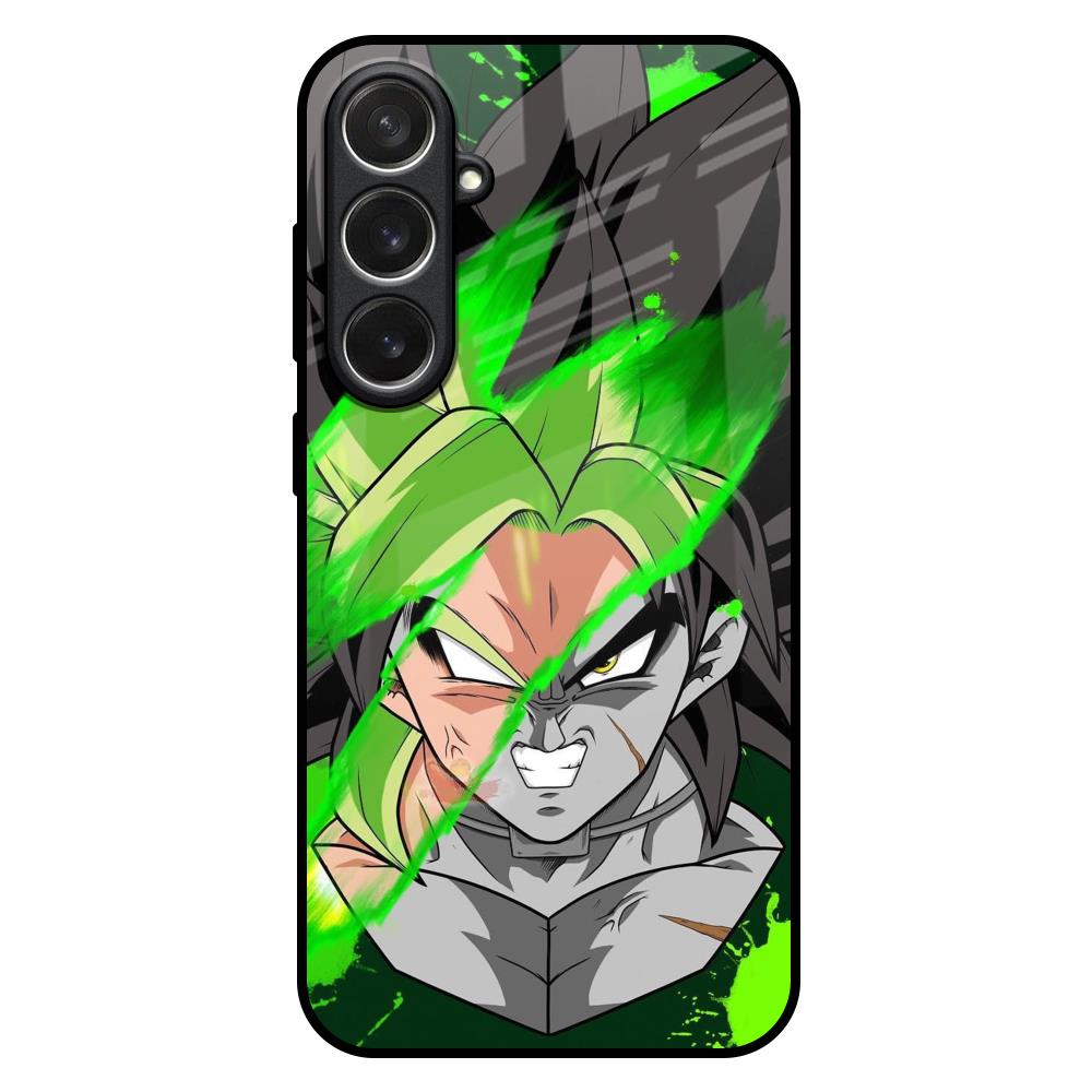 Anime Green Splash Samsung Galaxy S26 Plus 5G Glass Back Cover Online