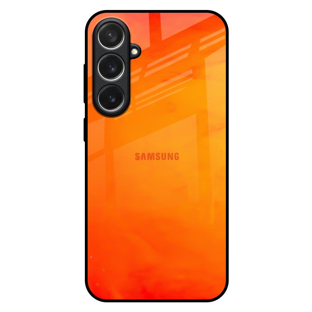 Tangy Orange Samsung Galaxy S26 Plus 5G Glass Back Cover Online