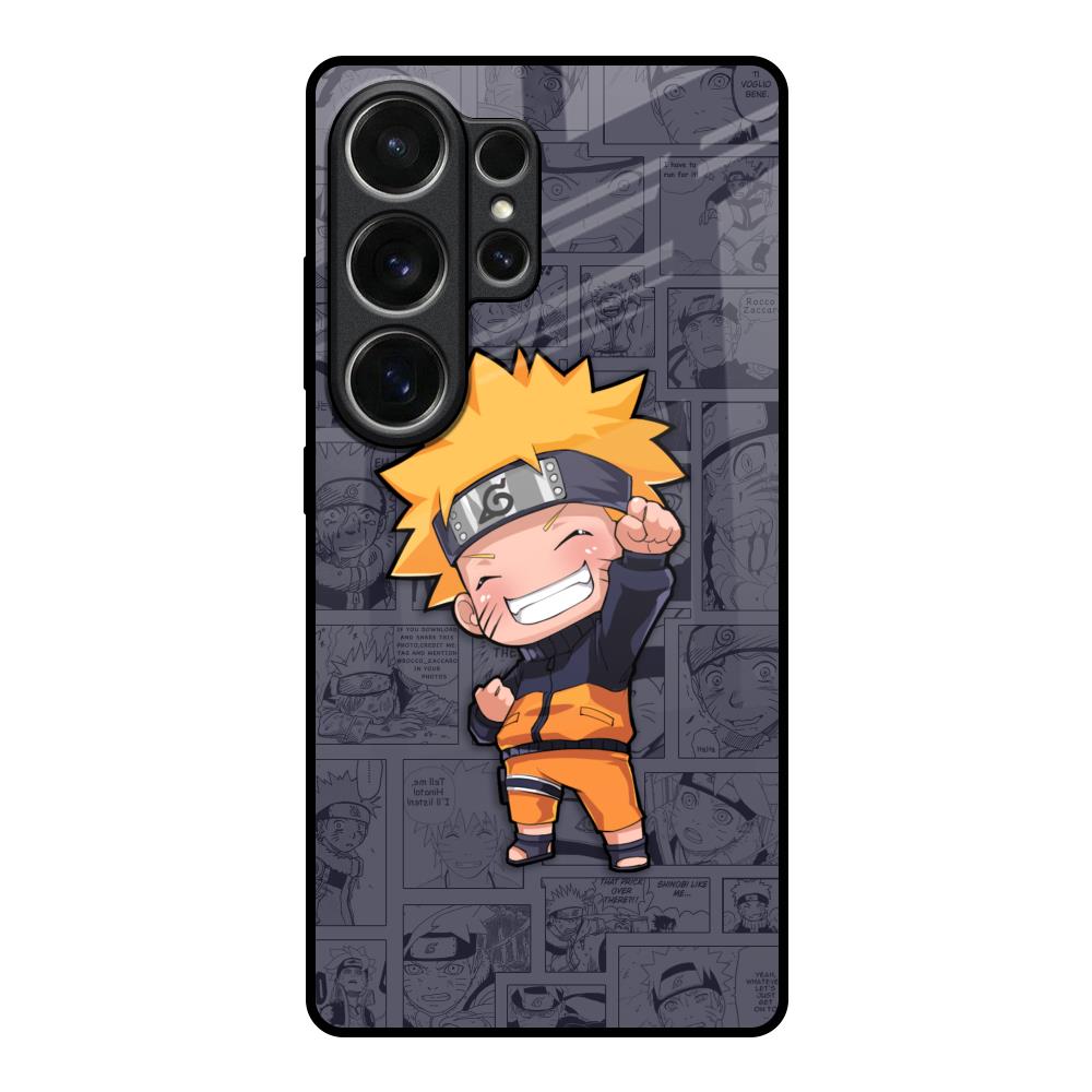 Orange Chubby Samsung Galaxy S26 Ultra 5G Glass Back Cover Online