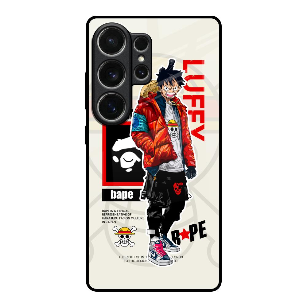 Bape Luffy Samsung Galaxy S26 Ultra 5G Glass Back Cover Online