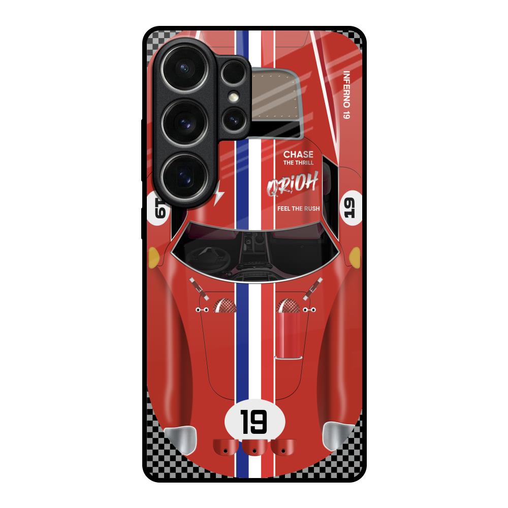 Racing Vintage Samsung Galaxy S26 Ultra 5G Glass Back Cover Online