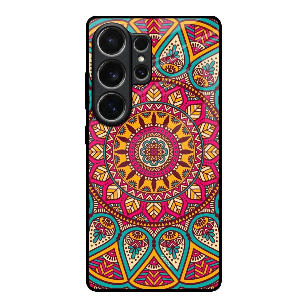 Elegant Mandala Samsung Galaxy S26 Ultra 5G Glass Back Cover Online