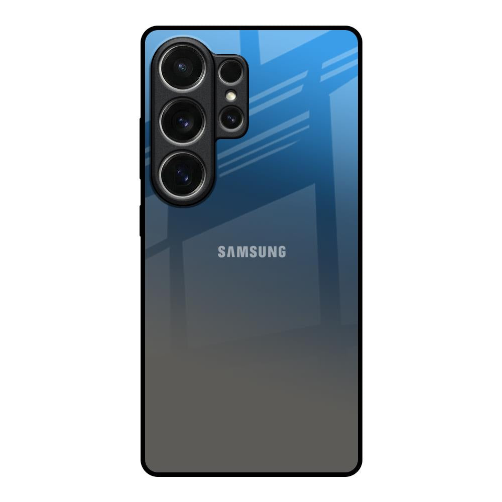 Blue Grey Ombre Samsung Galaxy S26 Ultra 5G Glass Back Cover Online